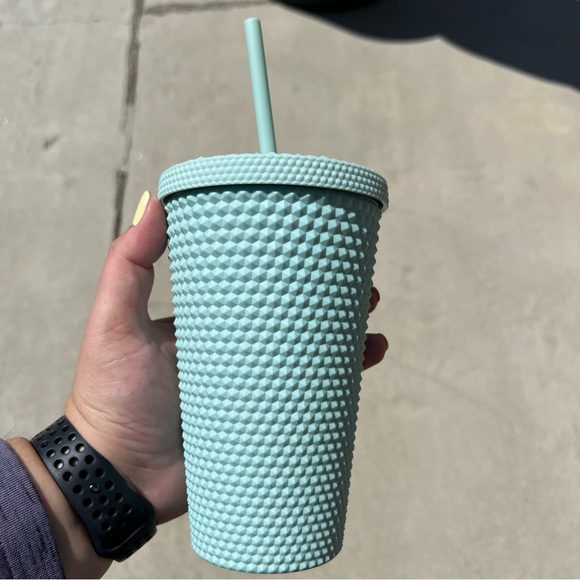 Starbucks Grande Soft Matte Studded Mint Green Tumbler Cold Cup - NWT - Picture 2 of 4